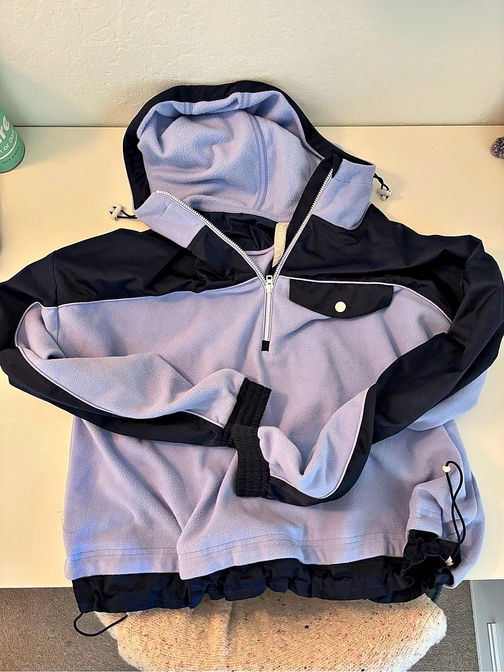 Athleta Women's Sweatshirt dark and light Blue, Size XS Like New
